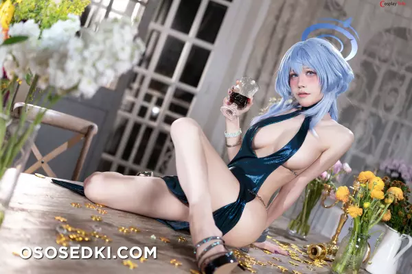 水淼Aqua cosplay Amau Ako - Blue Archive - 28